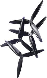 Juego de 3 Hélices de Plástico Multicolores (Negro, Rojo, Amarillo, Verde) para Dron FPV, Repuestos y Accesorios - Product Image 3