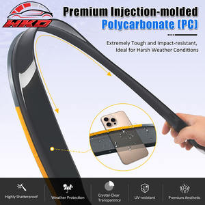 Déflecteurs de vitres latérales en PC injecté pour Ford Escape 13-19, protection des portières de voiture - Product Image 4