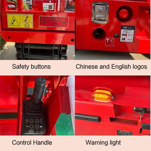 6M 8m 10m 12m 14m 18m 300Kg 1T 2T capacidad eléctrica pequeña hidráulica un hombre elevador de tijera manlift plataforma móvil terreno accidentado - Product Image 3
