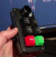 Teclado Mecánico Personalizado con Cable, Programable, con Macros, USB-C, Mini, 6 Teclas, Perilla Multimedia