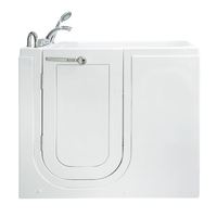 Baignoire autoportante moderne en acrylique sans obstacle, baignoire à immersion, baignoire à bulles d'air, massage à remous, baignoire indépendante pour la maison, baignoire à entrée facile