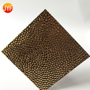 ZZ9913 Hotel Project Golden Embossed 0.5mm Thick <strong>Stainless</strong> <strong>Steel</strong> <strong>Sheet</strong> - Product Image 4