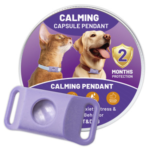 Colgante Calmante <span class=keywords><strong>de</strong></span> Feromonas Universal para Perros y Gatos <span class=keywords><strong>de</strong></span> Silicona, Anti Estrés, para Aliviar las <span class=keywords><strong>Emociones</strong></span> <span class=keywords><strong>de</strong></span> las Mascotas, Pedidos OEM y ODM - Product Image 1