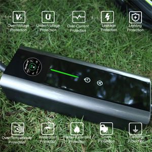 Портативное зарядное устройство для электромобилей 11 кВт 32 А, домашнее зарядное устройство для электромобилей, Тип 2, Тип 1, GBT, с возможностью индивидуальной настройки длины кабеля 3,5 м-10 м, зарядное устройство для электромобилей для дома - Product Image 6