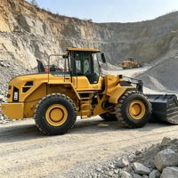 Rutschfester Gebrauchter Volvo L150H Schwerlast-Radlader mit Großem Tiefenprofil-Reifen für Starken Bodenhaftung bei Schneeräumung und Reinigung