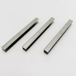 Precio de fábrica Grapas de corona de 10 mm (3/8 pulg.) galvanizadas con punta de cincel 20 GA A11/T50 10.6 para aplicaciones en muebles - Product Image 2