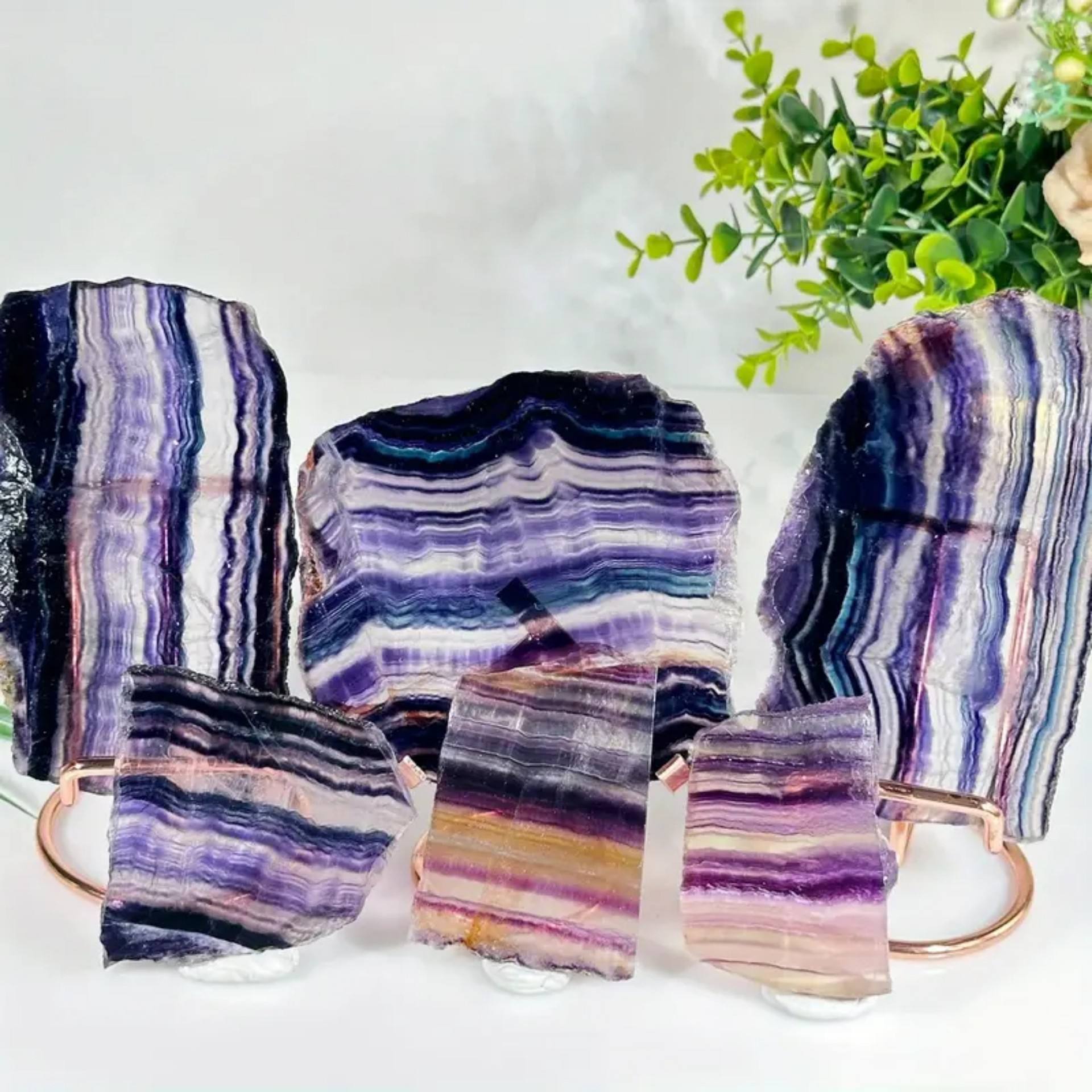 สไลซ์ฟลูออไรต์สี