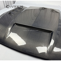 Capot de capot ventilé en fibre de carbone de style TF pour Ford Mustang GT Dark Horse S650 2024 +