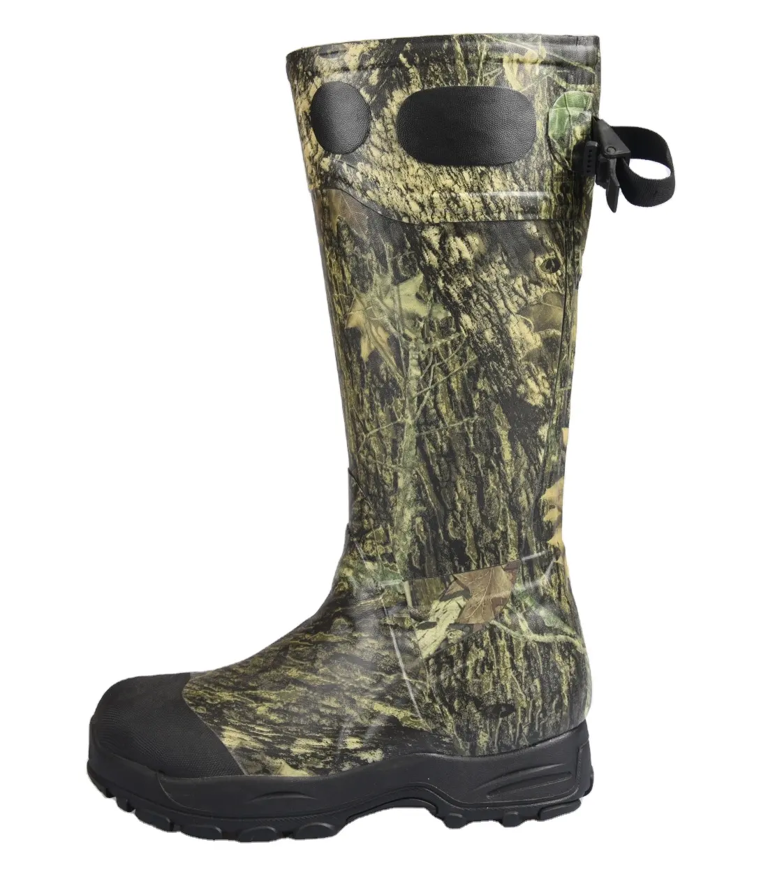 Impression de Camouflage, vente en gros, bottes de chasse imperméables d'hiver en caoutchouc néoprène pour hommes