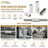RuiLi 304 Stainless Steel Hex Long Nut M3-M24 Metric Coupling Double Internal Threaded Connector Fastener Heavy Duty Hardware