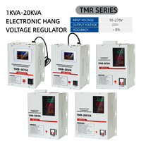 Stabilisateur de tension 10KVA 20KVA, stabilisateur de puissance électronique de type suspendu 1KVA - 20KVA, protection contre les surcharges, régulateur de tension automatique
