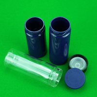 Bouteille en plastique Mylar à l'épreuve des enfants avec bouchon à vis Bouteilles de pilules jetables Tubes en plastique