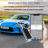 Traceur GPS 4G LTE pour motos et voitures - Gestion de flotte, bouton SOS, surveillance vocale, arrêt du moteur, montage sur tableau de bord, application Android