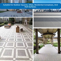 Dalles en quartz épaissies de 18 mm, imitation granit, pour sols de villas rurales et applications de jardins municipaux, prévention des incendies, Best-seller
