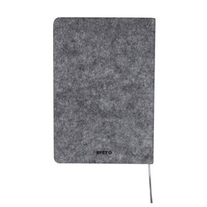 Cuaderno/Agenda Multifuncional Personalizado A5 con Tapa Dura de Fieltro RPET Reciclado, Juego de Cuadernos Promocionales con Bolsillo de Corcho y Papel Offset - Product Image 5