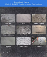 Matériau de réparation du béton en ciment gris résistant à la pression, application au pinceau, revêtement en poudre