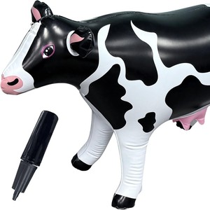 Modèle de vache gonflable de 6 à 8 pieds, décoration de fête d'anniversaire sur le thème des animaux - Product Image 2