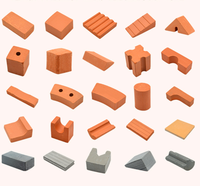 Briques miniatures, vraies briques de maçon, petits modèles pour la construction de maisons DIY, briques vertes