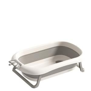 Baignoire pour bébé, grande taille, pliable, antidérapante, pour nouveau-né de 0 à 12 mois, en polypropylène PP, utilisation domestique - Product Image 1