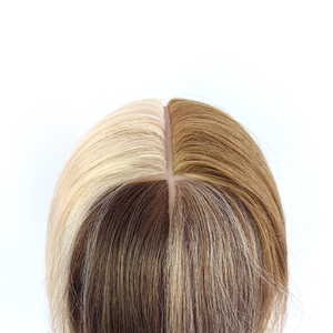 Cabeza de Maniquí de Alta Calidad para Entrenamiento con Cabello de 5 Colores, 100% Cabello Humano <span class=keywords><strong>Real</strong></span> para Peluquería, Corte, Tinte y Prácticas - Product Image 6