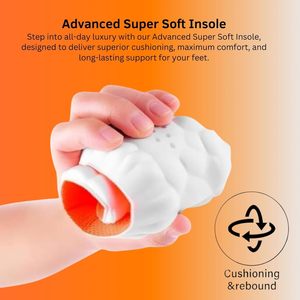 Solette Sportive in <span class=keywords><strong>Memory</strong></span> Foam 4D Cloud Tech, Comode Inserti per <span class=keywords><strong>Scarpe</strong></span>, Suola Flessibile per Massaggio e Posizione, Solette Generose - Product Image 6