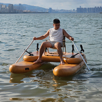 Bateau gonflable de plate-forme de pêche de vente directe d'usine de Zebec Woosung avec le tube d'air à haute pression