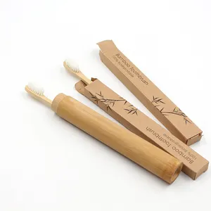 Hot sale disposable bamboo toothbrush for travel