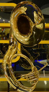 โรงงาน OEM ผลิตเครื่องดนตรีบีบี ซูซาโฟน ระดับมืออาชีพ เคลือบสีทอง/ชุบเงิน - Product Image 5