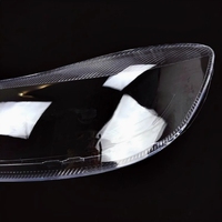 Iklan aksesoris mobil pabrik penjualan langsung lampu depan transparan pc lampu depan kaca penutup lensa kacamata untuk 2010-2014 s-koda Octavia