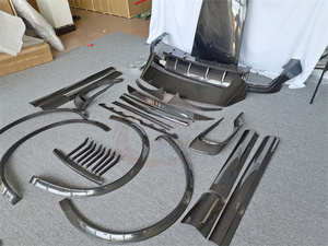 M ו oem בסגנון פחמן סיבי הקדמי בצד חצאית האחורי מפזר האחורי ספוילר האחורי ספוילר - Product Image 5