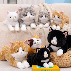 Muñeco de Peluche Realista <span class=keywords><strong>Dudu</strong></span> Cat, de Algodón PP Súper Suave, Compañero para Niños, Regalo de San Valentín, 50 cm - Product Image 6