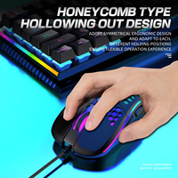 Hot-Selling 7200DPI Optical Gaming Mouse Ergonomic RGB USB Wired Right-Handed 6 Buttons in Stock