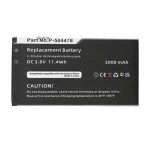 สำหรับ ADT P-504478 3000mAh แบตเตอรี่สำรองเกรดพรีเมียมสำหรับซ่อมแซม คีย์แพดหน้าจอสัมผัส ได้รับมาตรฐาน CE RoHS จำนวนมาก - Product Image 1