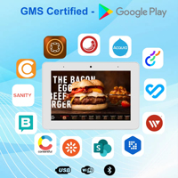 Pantalla Táctil Wifi Poe RJ45 de Uso Comercial, PC Todo en Uno, 10, 13.3, 15, 15.6 Pulgadas, Tablet Android de Pared con Luz LED