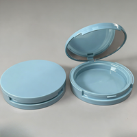 Boîte de rangement compacte pour faux cils magnétiques en ABS, portable et lavable, pour poudre et illuminateur cosmétique
