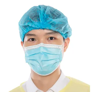 3A चिकित्सा की आपूर्ति निर्माता डिस्पोजेबल चेहरे नकाब नसबंदी Facemask 3ply कान लूप प्रकार चिकित्सा सर्जिकल मास्क