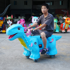 Mall Children Games Rideable <strong>Dinosaur</strong> Amusement Rides Kids Dinosaurio Montable Electrico Motorized <strong>Dinosaur</strong> Ride - Product Image 1