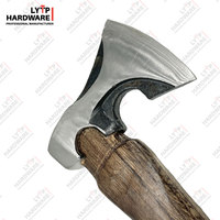 Axe Viking 45 acier à haute teneur en carbone avec gravure sur lame hache tactique extérieure poignée en bois hache hache