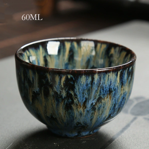 Tazas de Café de Cerámica al Estilo Coreano, Diseño Fresco y Lindo, Tazas de Té Kung Fu Esmaltadas, Ecológicas, para Degustación Profesional, Venta al Por Mayor - Product Image 4