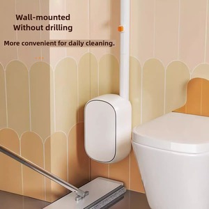 Spazzola per WC USA e Getta Joybos a Parete, Set Multifunzione da Muro con Spugne, Porta Spazzola e Manico Lungo - Product Image 5