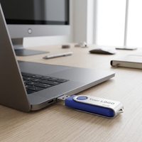 LOGO Brand USB de alta velocidad 2,0 Swivel Pendrive Flash Drive 16GB 32GB 64GB con memoria USB personalizable