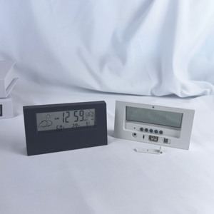 Reloj Despertador Digital LCD Transparente con Logotipo Personalizable, Diseño Moderno, Calendario Electrónico, Temperatura, para Sala de Estar y Cocina - Product Image 6