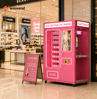 Lecteur de cartes professionnel pour imprimante photo d'ongles personnalisée en libre-service, machine distributrice DIY pour centres commerciaux