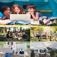 2025 prix bon marché générateur solaire rechargeable 500W batterie externe compacte compatible générateur de secours pour les maisons et le camping de l'UE