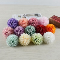 MSFAME Sutra Bunga Pernikahan Dandelion Kepala Bunga Potongan Kecil Kepala Bunga Buatan