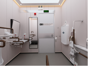 <span class=keywords><strong>Baño</strong></span> Portátil Ecológico de Diseño Moderno para Exteriores, Estructura de Acero que Ahorra Agua, Garantía de 3 Años para Uso Público en Parques - Product Image 2