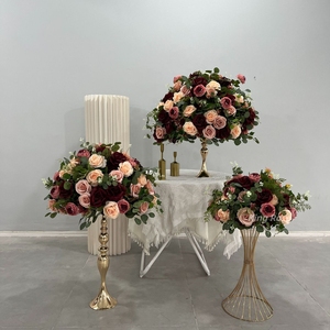 Fournitures d'usine Boule de fleurs Fleurs artificielles Centres de table Boule de fleurs Centre de table pour décoration de mariage - Product Image 2