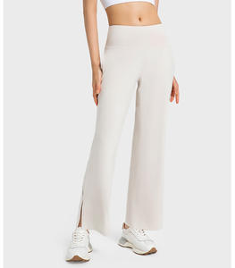 Pantalones de Yoga para Mujer, Estilo Deportivo, Ajustados, de Cintura Alta, con Abertura Lateral, para Fitness - Product Image 3