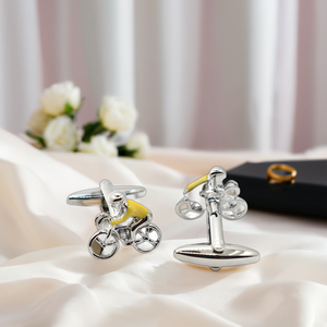 Venta al por mayor de bicicletas ciclistas novedad <span class=keywords><strong>gemelos</strong></span> personalizados para hombre traje de negocios camisa accesorio de moda boda esmoquin <span class=keywords><strong>gemelos</strong></span> de moda - Product Image 5