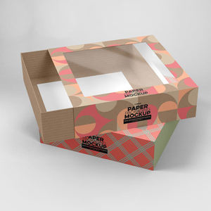 Caja de papel de embalaje de alimentos plegable, personalizada, para <span class=keywords><strong>Sushi</strong></span>, pastel, Cookiey, Macaron, Donut, Takoyaki, caja de embalaje de dulces - Product Image 2